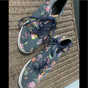 Vans 6.5 floral sneakers